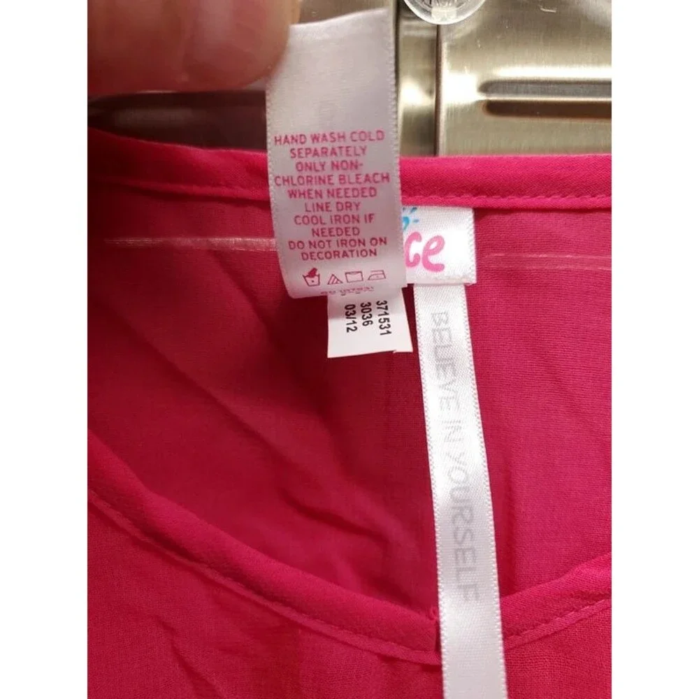 Justice girls size